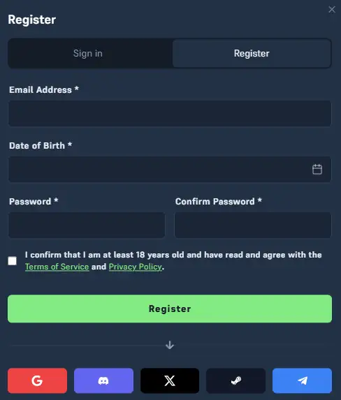 Acebet Login